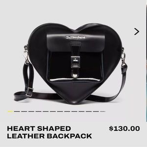 Dr. Martens black heart bag